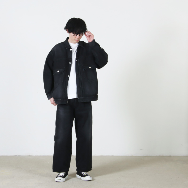 Graphpaper(����եڡ��ѡ�) Selvage Denim Jacket -DARK FADE-