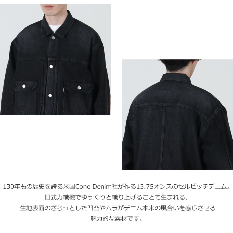 Graphpaper(����եڡ��ѡ�) Selvage Denim Jacket -DARK FADE-
