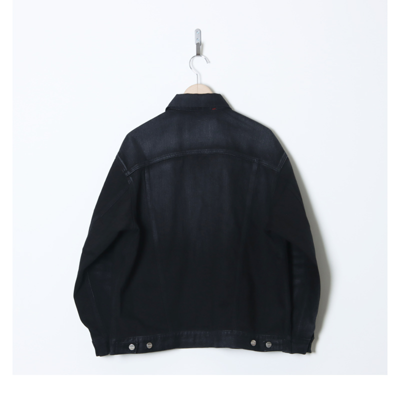 Graphpaper(����եڡ��ѡ�) Selvage Denim Trucker Jacket -DARK FADE-