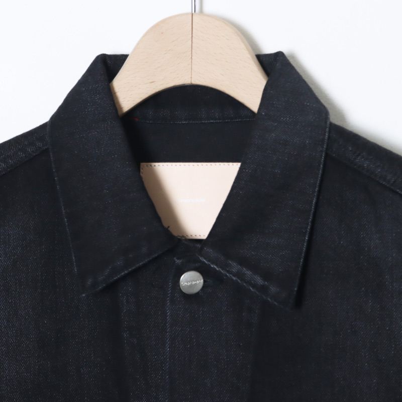 Graphpaper(����եڡ��ѡ�) Selvage Denim Trucker Jacket -DARK FADE-