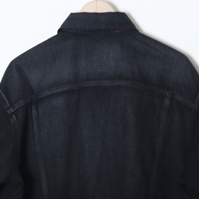 Graphpaper(����եڡ��ѡ�) Selvage Denim Trucker Jacket -DARK FADE-