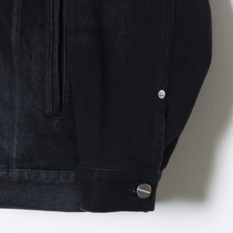 Graphpaper(����եڡ��ѡ�) Selvage Denim Trucker Jacket -DARK FADE-