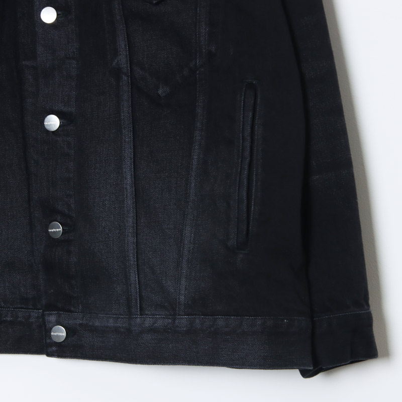 Graphpaper(����եڡ��ѡ�) Selvage Denim Trucker Jacket -DARK FADE-