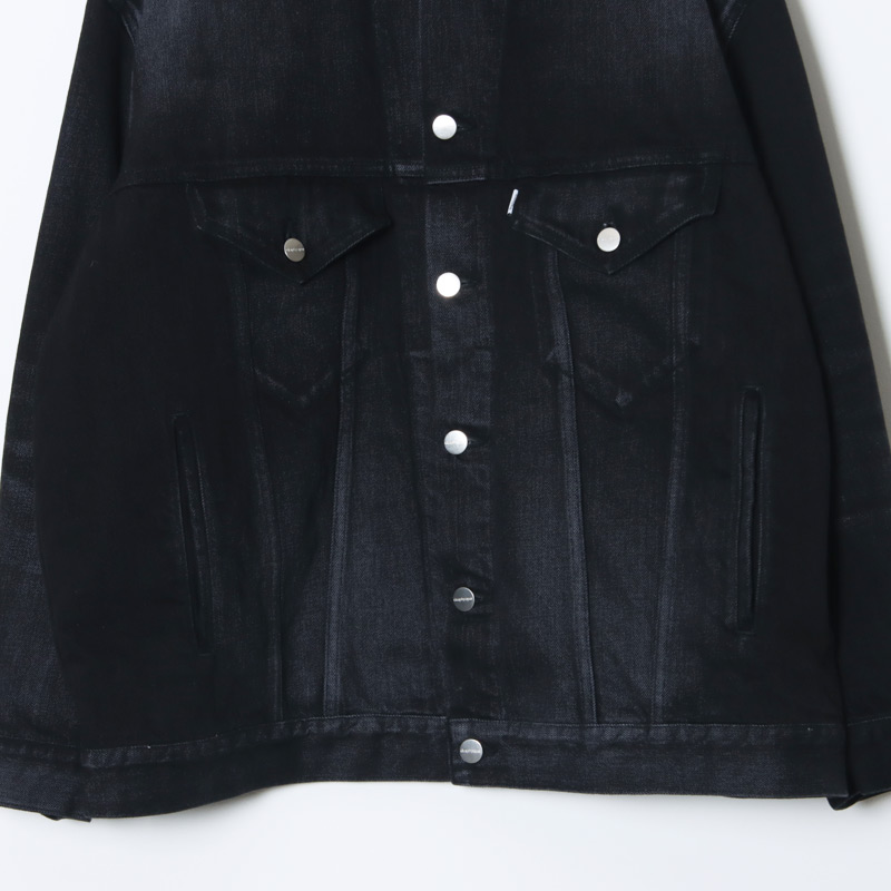 Graphpaper(����եڡ��ѡ�) Selvage Denim Trucker Jacket -DARK FADE-