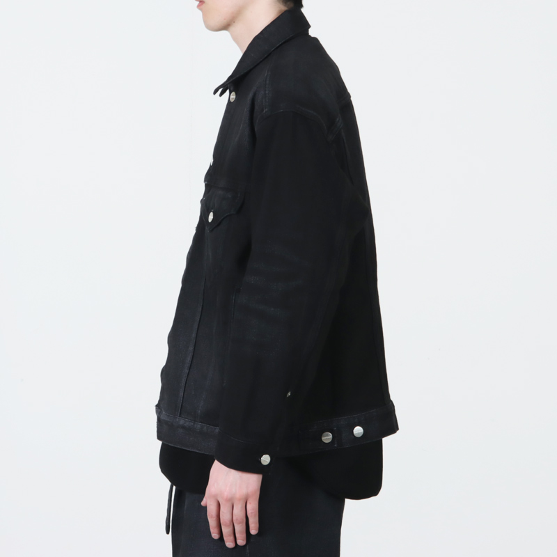 Graphpaper(����եڡ��ѡ�) Selvage Denim Trucker Jacket -DARK FADE-