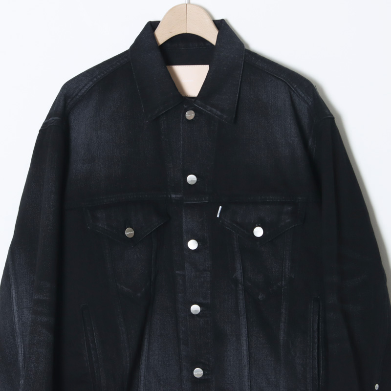 Graphpaper(����եڡ��ѡ�) Selvage Denim Trucker Jacket -DARK FADE-