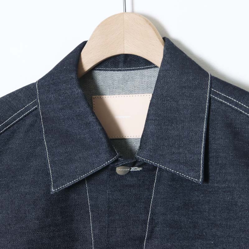 Graphpaper(����եڡ��ѡ�) Selvage Denim Trucker Jacket �� INDIGO RIGID �� BLACK WASHED