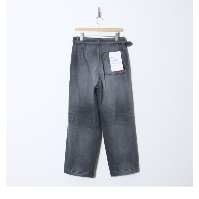 Graphpaper(����եڡ��ѡ�) Selvage Denim Belted Pants -LIGHT FADE-