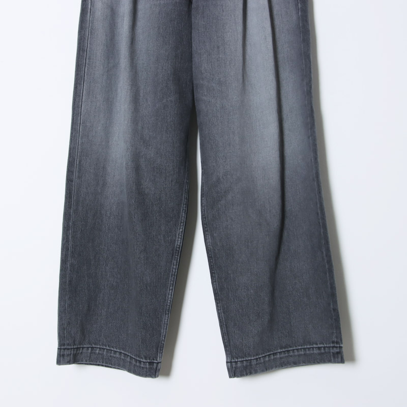 Graphpaper(����եڡ��ѡ�) Selvage Denim Belted Pants -LIGHT FADE-
