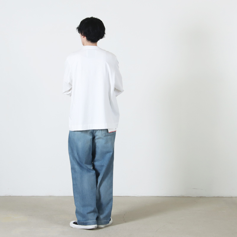 Graphpaper(����եڡ��ѡ�) Selvage Denim Belted Pants -LIGHT FADE-