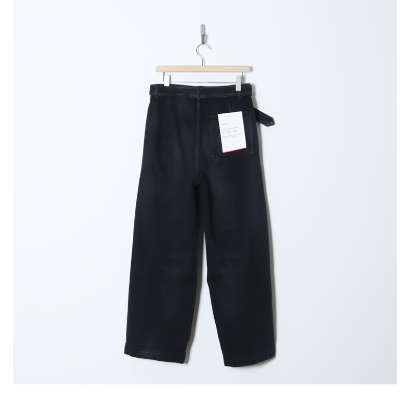 Graphpaper(����եڡ��ѡ�) Selvage Denim Belted Pants -DARK FADE-