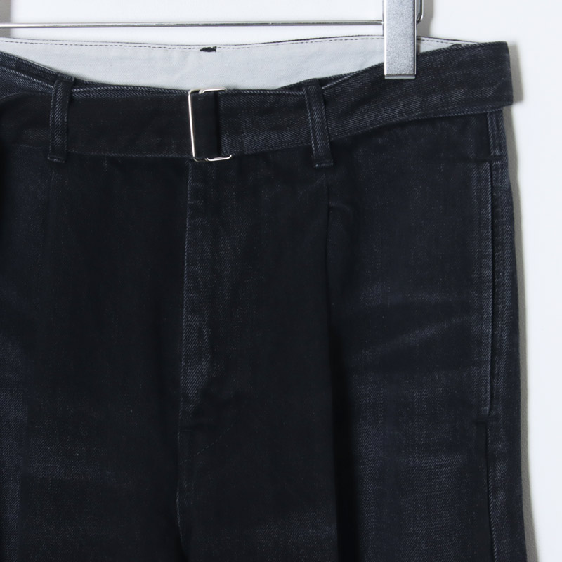 Graphpaper(����եڡ��ѡ�) Selvage Denim Belted Pants -DARK FADE-