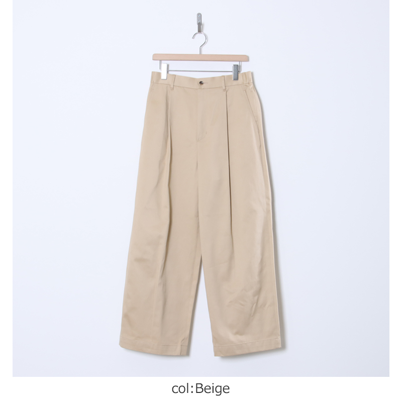Graphpaper(����եڡ��ѡ�) Westpoint Chino Wide Straight Trousers