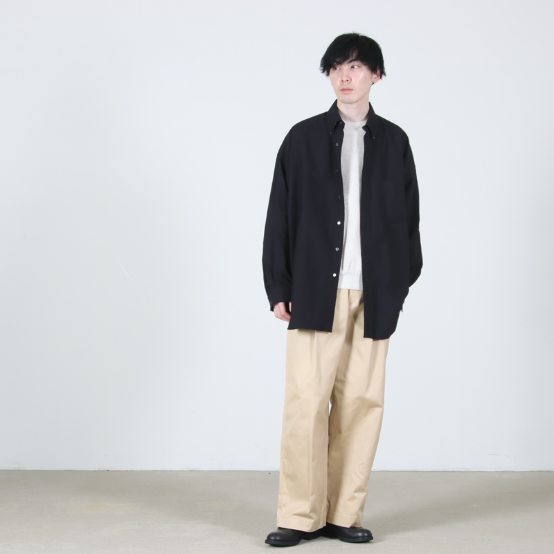グラフペーパー Chino Wide Straight チノ ワイドストレート Graphpaper (グラフペーパー) Westpoint Chino Wide Straight Trousers