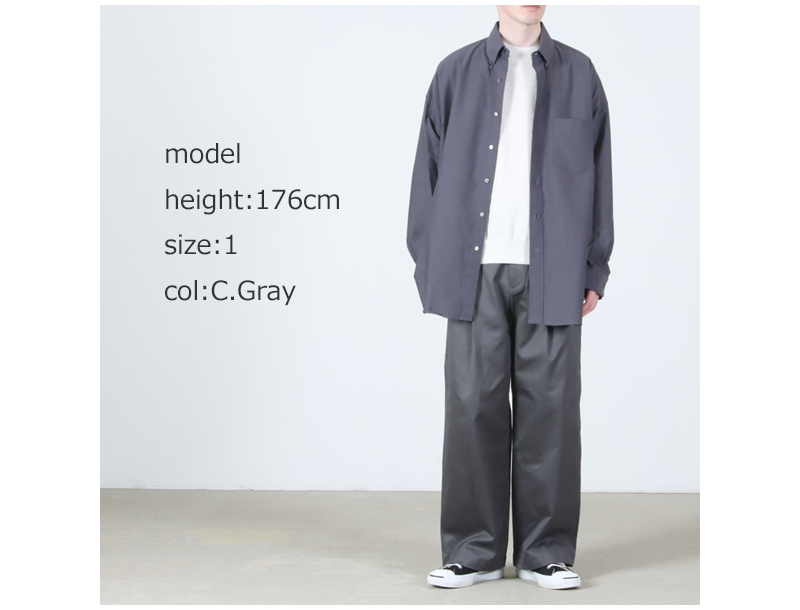 Graphpaper(����եڡ��ѡ�) Westpoint Chino Wide Straight Trousers