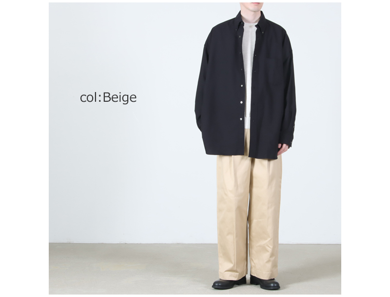 Graphpaper(����եڡ��ѡ�) Westpoint Chino Wide Straight Trousers