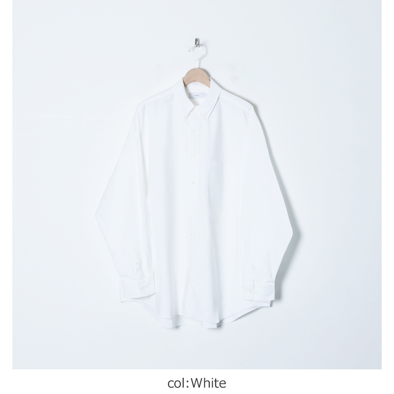 Graphpaper ホワイト ボタンダウンシャツ F Graphpaper ホワイト ボタンダウンシャツ F Graphpaper (MEN) (グラフ