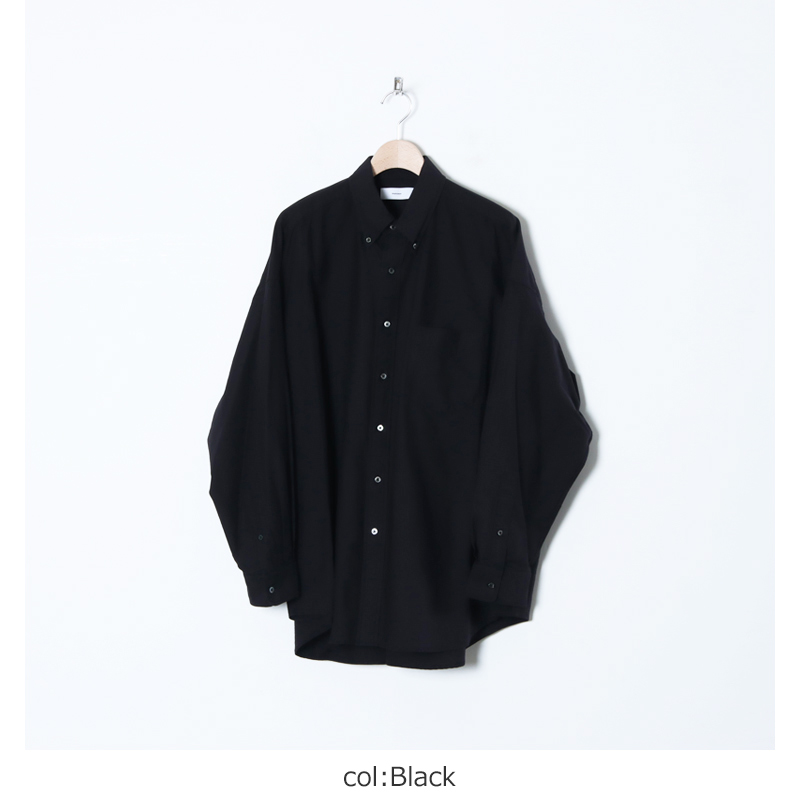 Graphpaper (グラフペーパー) Oxford L/S Oversized B.D Shirt