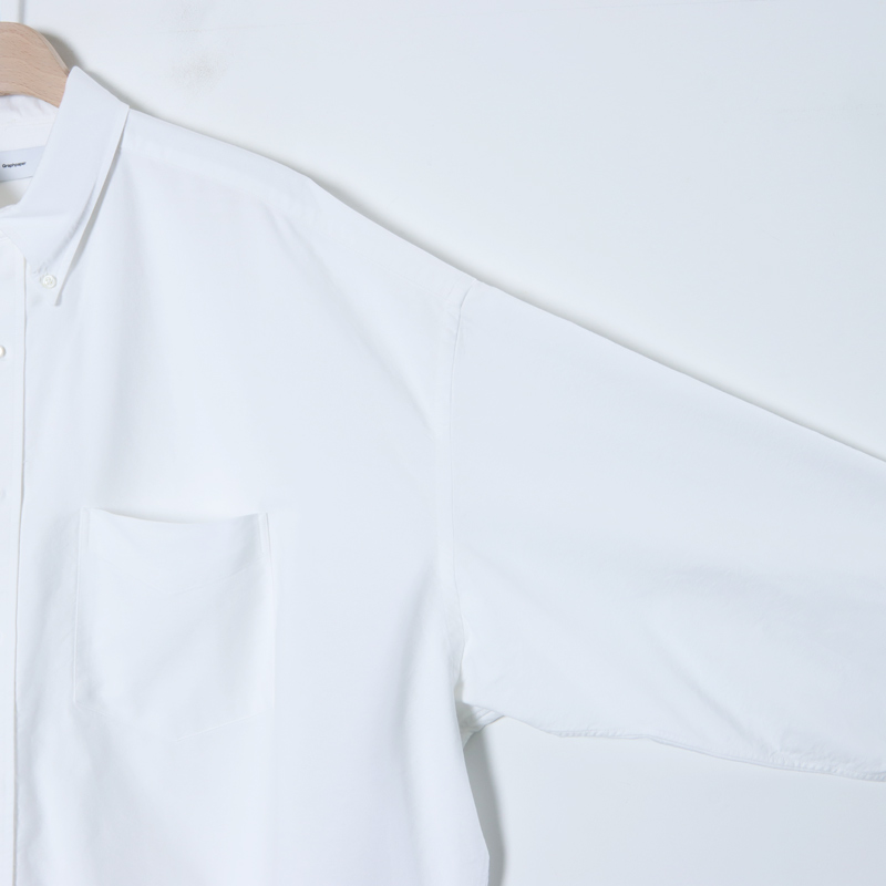 Graphpaper (グラフペーパー) Oxford L/S Oversized B.D Shirt