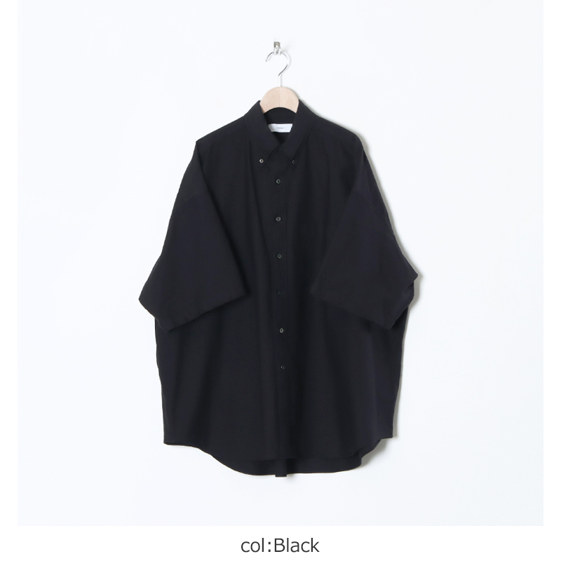 Graphpaper(����եڡ��ѡ�) Oxford S/S Oversized B.D Shirt