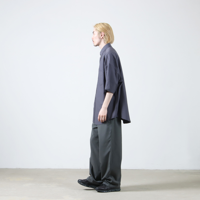 Graphpaper (グラフペーパー) Oxford S/S Oversized B.D Shirt