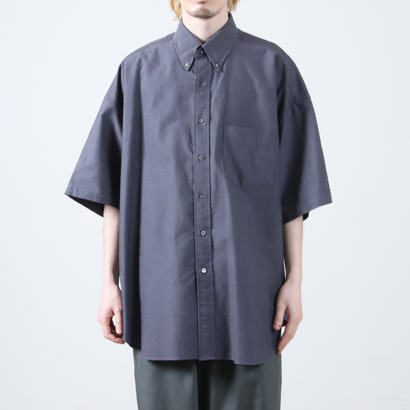 Graphpaper (グラフペーパー) Oxford S/S Oversized B.D Shirt