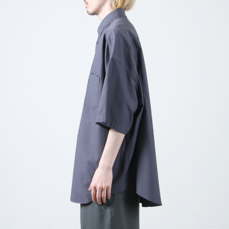 Graphpaper (グラフペーパー) Oxford S/S Oversized B.D Shirt