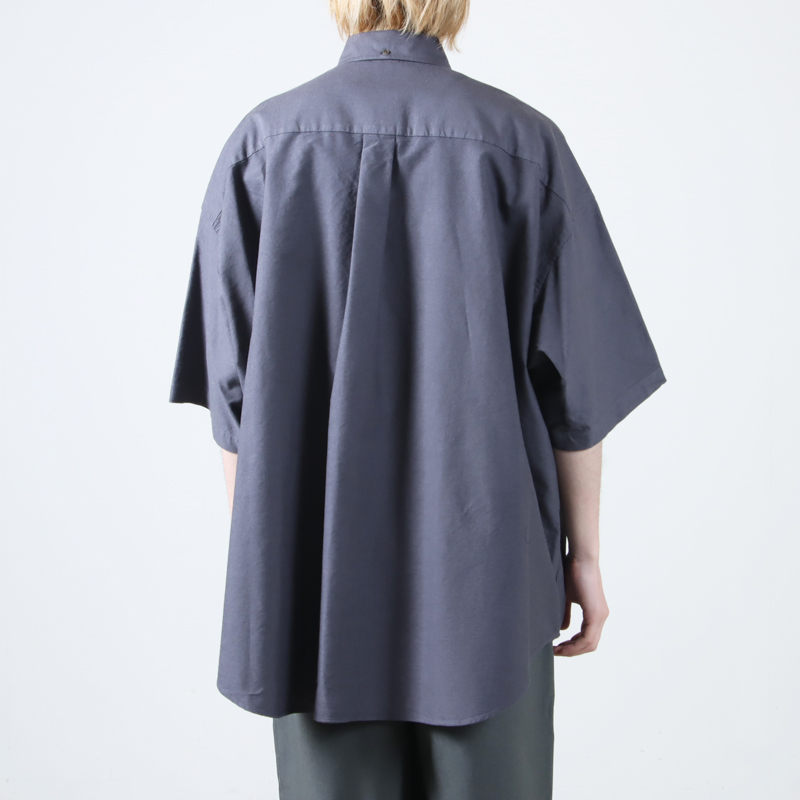 Graphpaper(����եڡ��ѡ�) Oxford S/S Oversized B.D Shirt