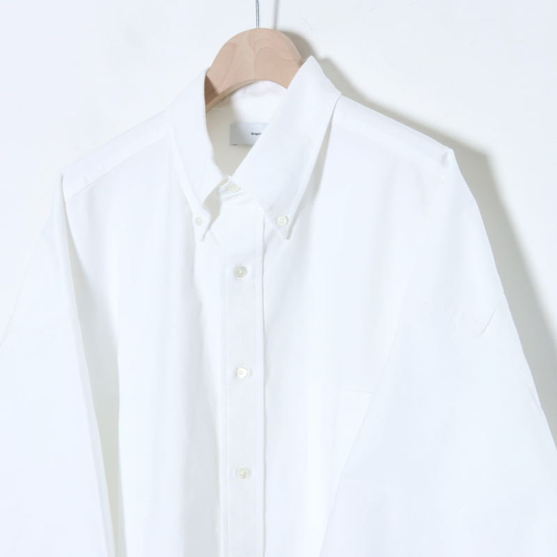 Graphpaper(����եڡ��ѡ�) Oxford S/S Oversized B.D Shirt