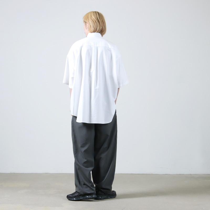 Graphpaper(����եڡ��ѡ�) Oxford S/S Oversized B.D Shirt