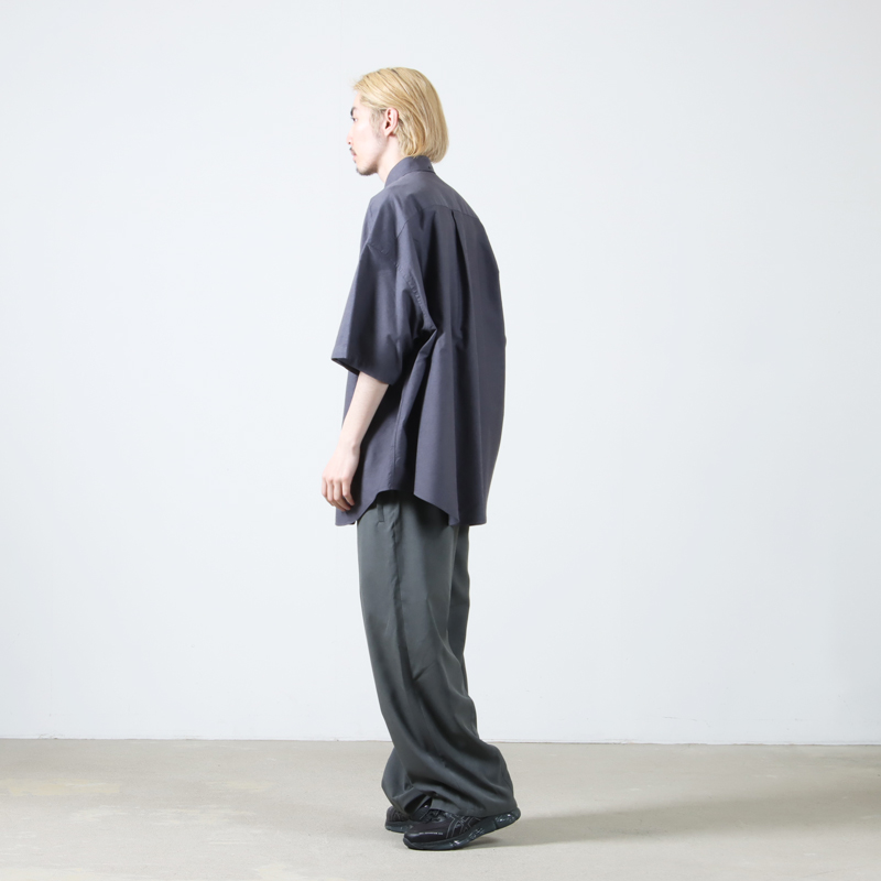 Graphpaper(����եڡ��ѡ�) Oxford S/S Oversized B.D Shirt