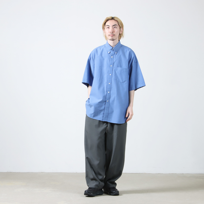 Graphpaper(����եڡ��ѡ�) Oxford S/S Oversized B.D Shirt