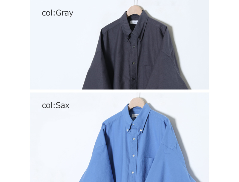 Graphpaper(����եڡ��ѡ�) Oxford S/S Oversized B.D Shirt