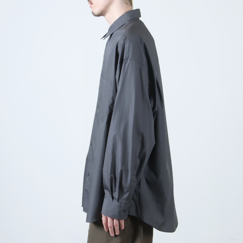 Graphpaper (グラフペーパー) Broad L/S Oversized Regular Collar