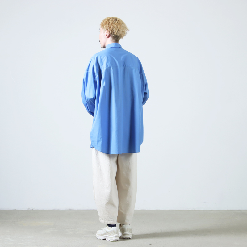 Graphpaper(����եڡ��ѡ�) Broad L/S Oversized Regular Collar Shirt