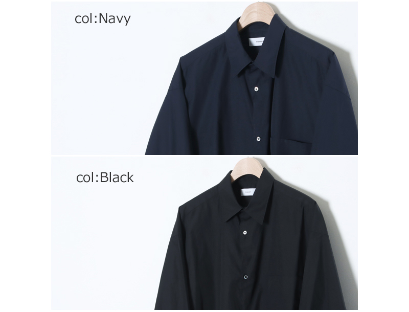 Graphpaper(����եڡ��ѡ�) Broad L/S Oversized Regular Collar Shirt