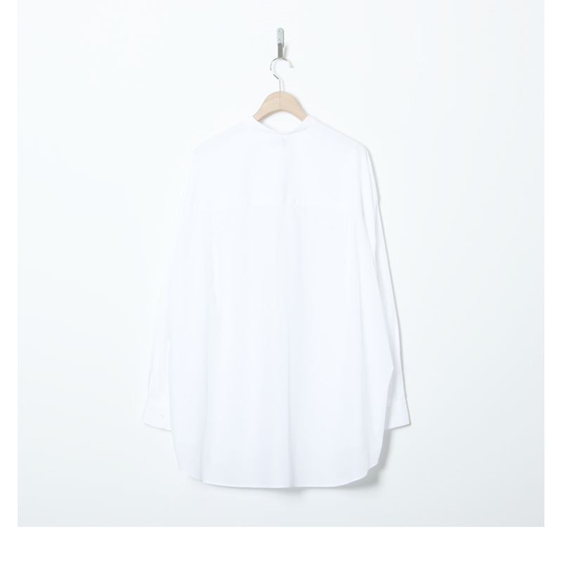 Graphpaper(����եڡ��ѡ�) Broad L/S Oversized Band Collar Shirt