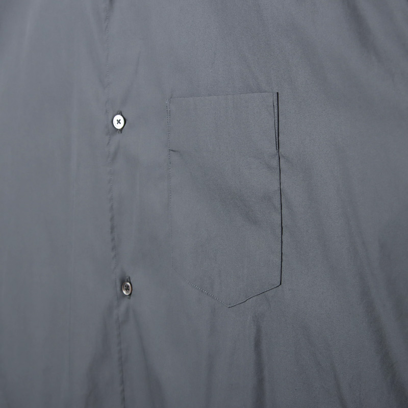 Graphpaper(����եڡ��ѡ�) Broad L/S Oversized Band Collar Shirt