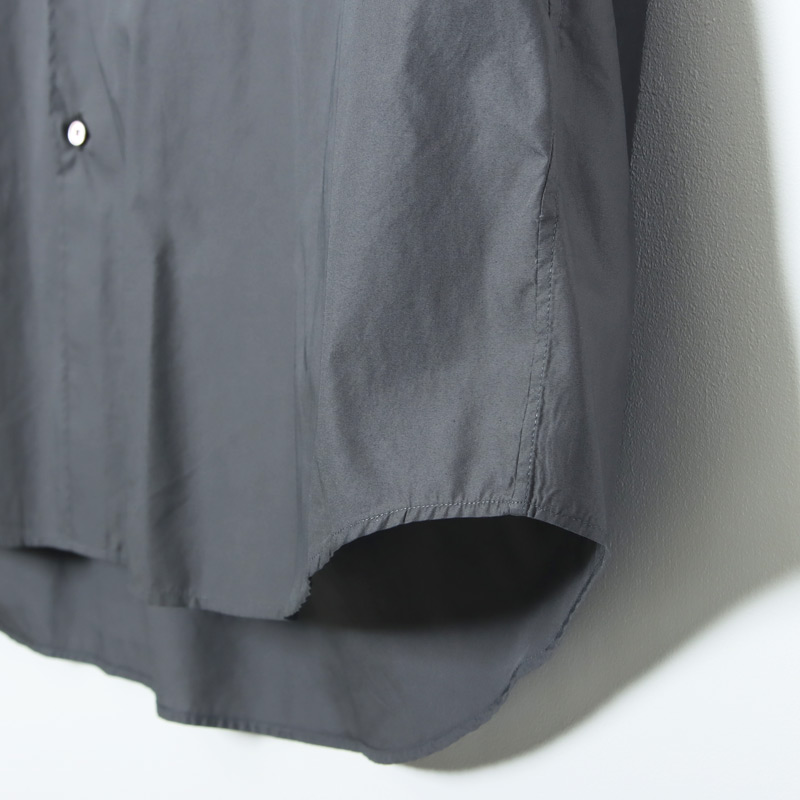 Graphpaper(����եڡ��ѡ�) Broad L/S Oversized Band Collar Shirt