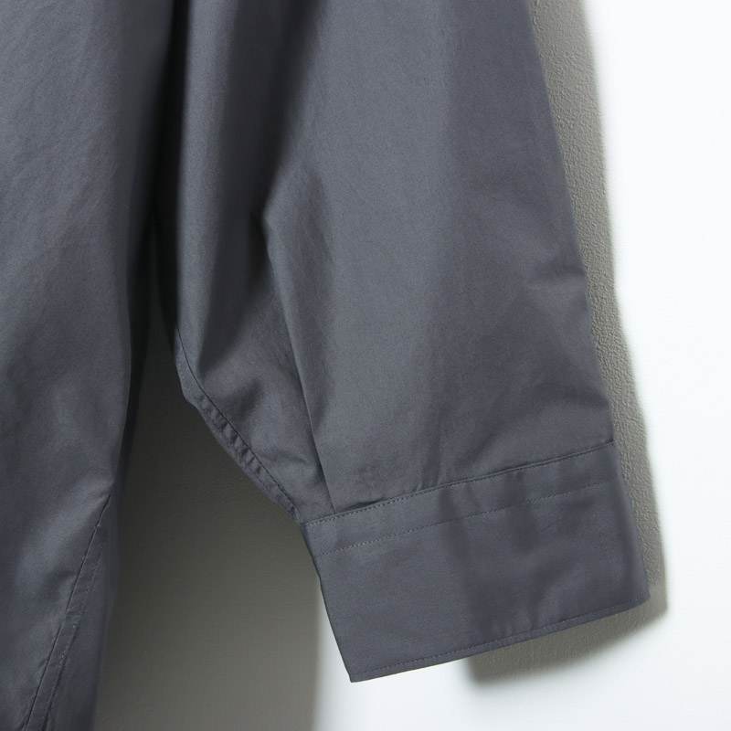 Graphpaper(����եڡ��ѡ�) Broad L/S Oversized Band Collar Shirt