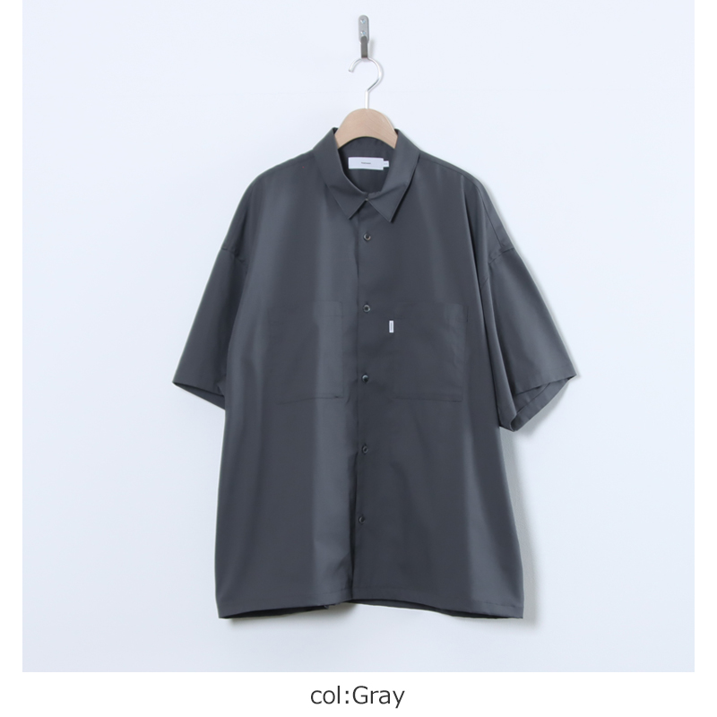 Graphpaper(����եڡ��ѡ�) Solotex Twill S/S Oversized Box Shirt