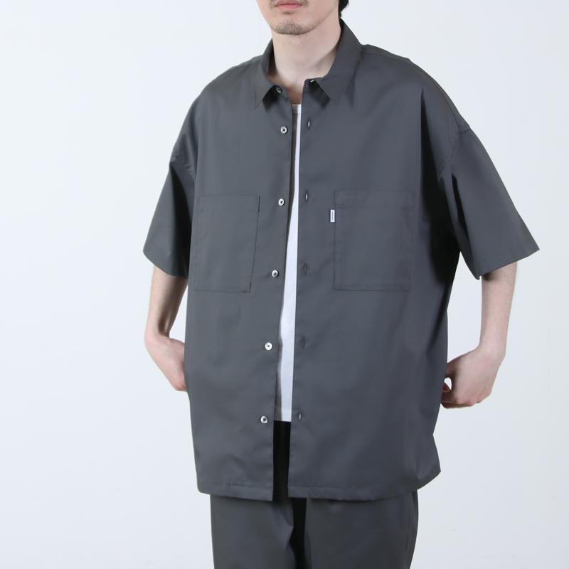 Graphpaper(����եڡ��ѡ�) Solotex Twill S/S Oversized Box Shirt