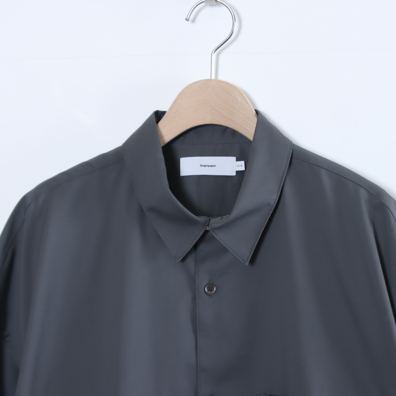 Graphpaper(����եڡ��ѡ�) Solotex Twill S/S Oversized Box Shirt