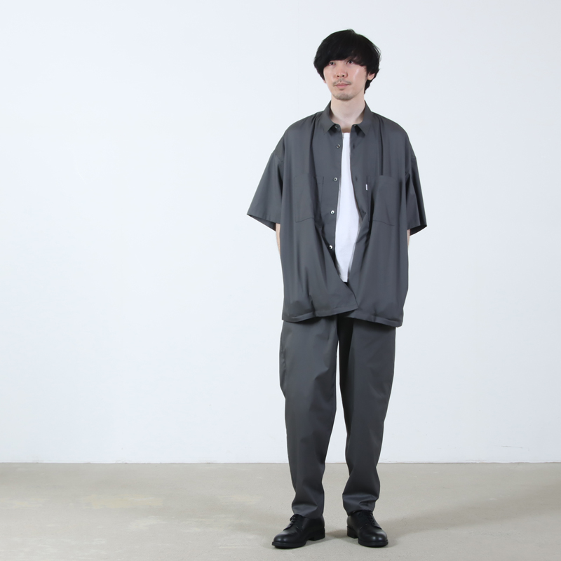 Graphpaper(����եڡ��ѡ�) Solotex Twill S/S Oversized Box Shirt
