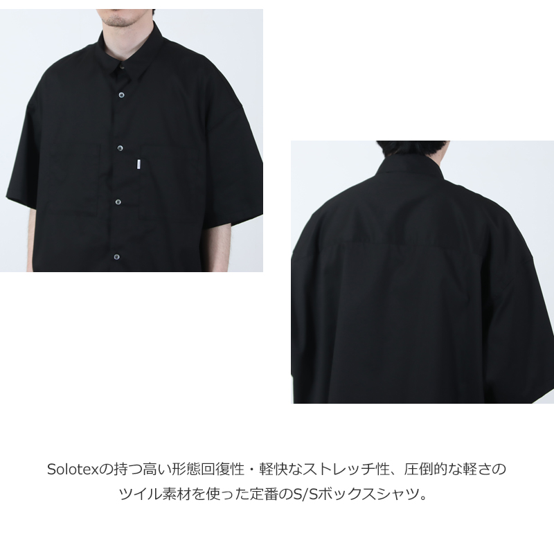 Graphpaper(����եڡ��ѡ�) Solotex Twill S/S Oversized Box Shirt