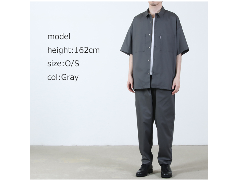 Graphpaper(����եڡ��ѡ�) Solotex Twill S/S Oversized Box Shirt