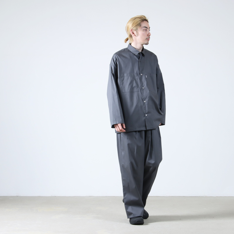 Graphpaper(����եڡ��ѡ�) Solotex Twill L/S Oversized Box Shirt