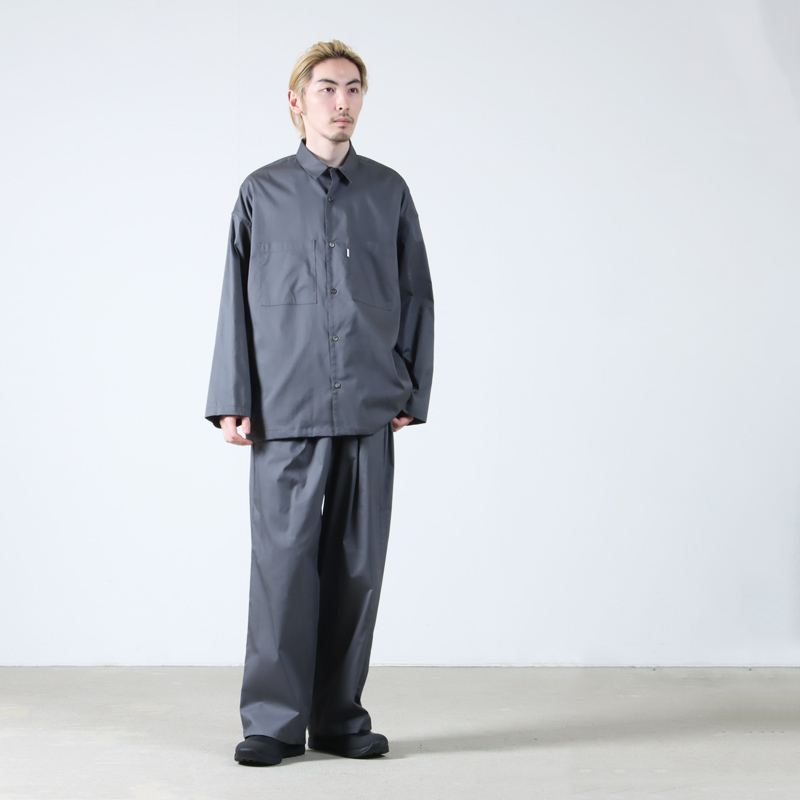 Graphpaper(����եڡ��ѡ�) Solotex Twill L/S Oversized Box Shirt