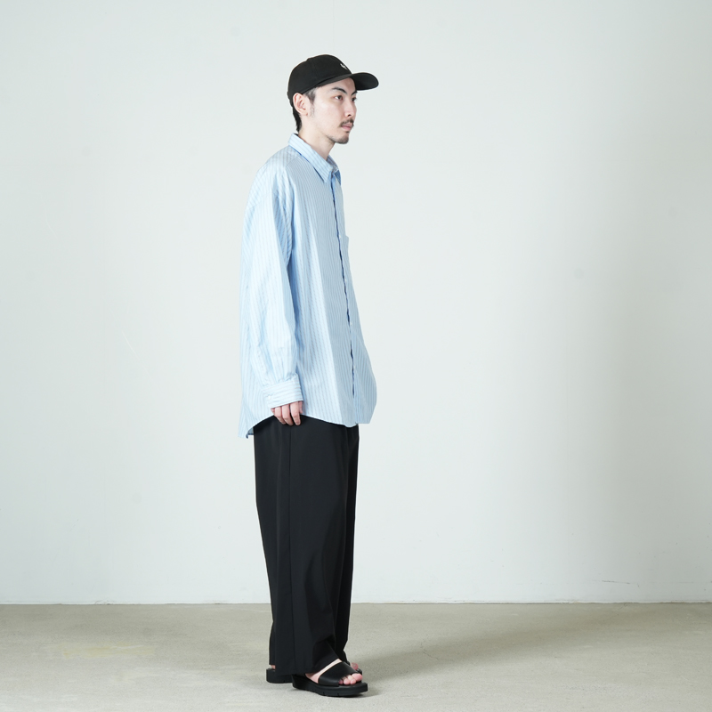 Graphpaper(����եڡ��ѡ�) SIDOGRAS L/S Oversized Regular Collar Shirt