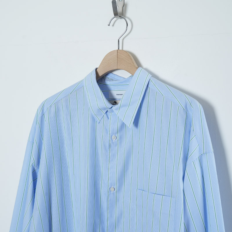 Graphpaper(����եڡ��ѡ�) SIDOGRAS L/S Oversized Regular Collar Shirt